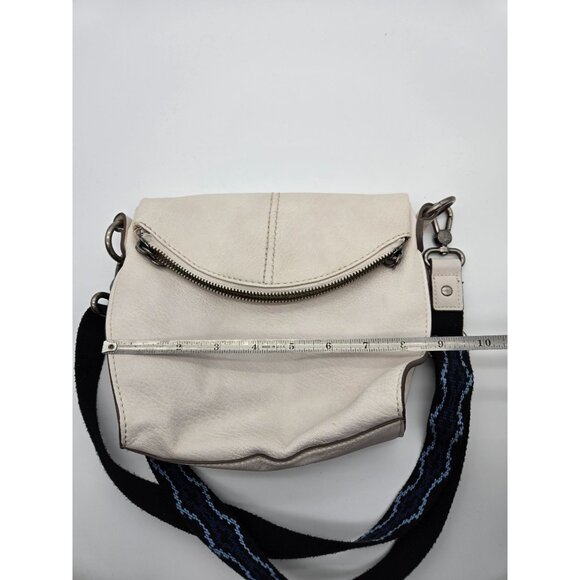 the sak Deena Leather Cream Zip Flap Crossbody w/Camera Strap - Picture 6 of 9